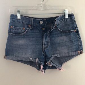 Levi Strauss & Co original riveted jean shorts